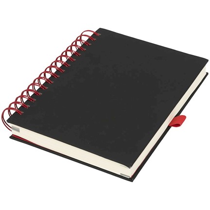 Wiro notitieboek met kleurige spiraalrug