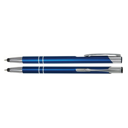 Aluminium Touch pen Stylus blauw