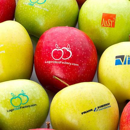 Fruit met eigen logo