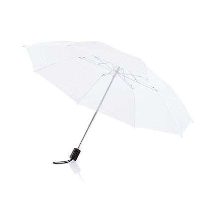 Deluxe 20 opvouwbare paraplu, wit