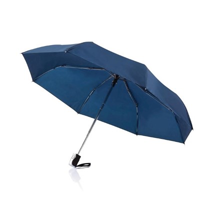 Deluxe 21,5 2-in-1 automatische paraplu, blauw