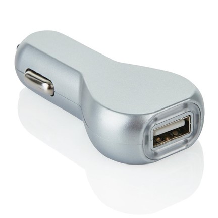 USB autolader, zilverkleurig