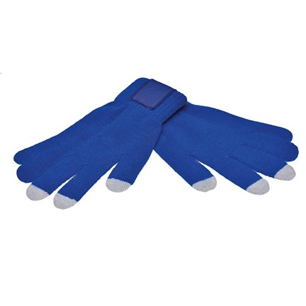 Touchscreen Handschoenen met Label Kobalt XL/XXL