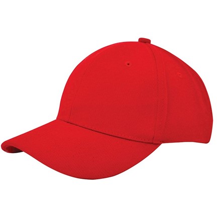 Heavy Brushed Cap Rood acc. Rood