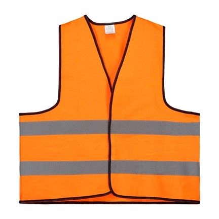 Veiligheidsvest Polyester XL Oranje Bulk Verpakt