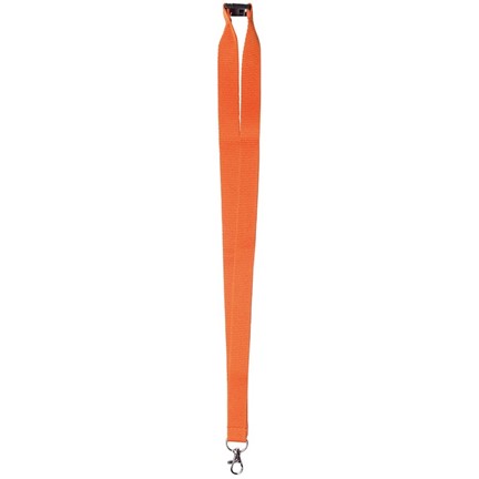 Neklint 2 cm met veiligheidssluiting Oranje