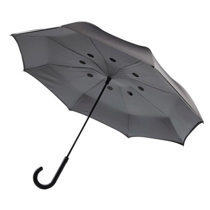 Auto Close Reversible 23 paraplu, grijs