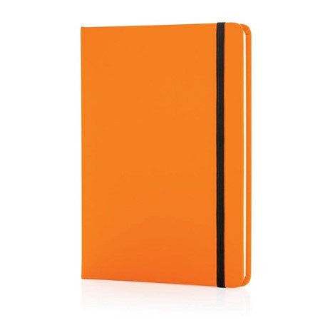 A5 standaard hardcover PU notitieboek, oranje