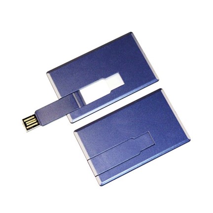 Flip Card FlashDrive Blauw