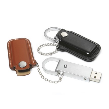 Leather Holster USB FlashDrive Bruin