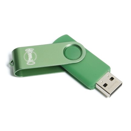 Twister Colour USB FlashDrive Koel Grijs 11c