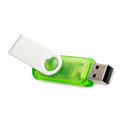Twister Translucent USB FlashDrive Zwart