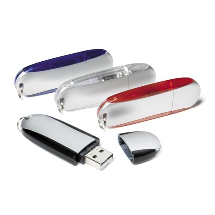 UK Stock Aluminium USB FlashDrive Zwart