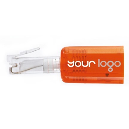 Untangler translucent orange - clear plug