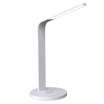 Wireless Charging Desk Lamp - white