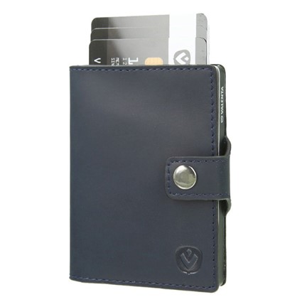 Valenta Card Case Wallet Aluminium - vintage blue