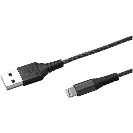 Celly USB to Apple Lightning met Nylon 100cm