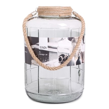 SENZA Glass Jar XL Transparant