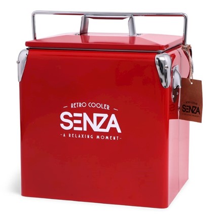SENZA Retro Coolerbox Red