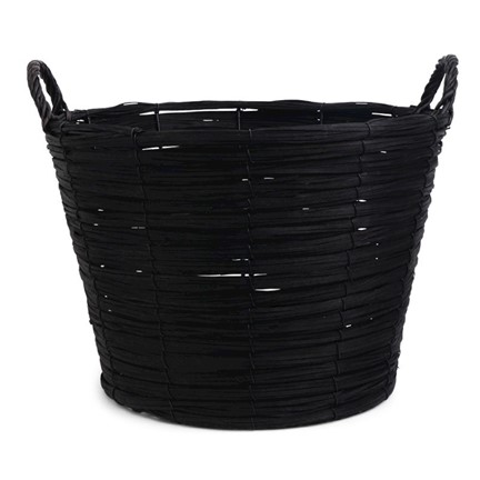 SENZA Willow Basket Black