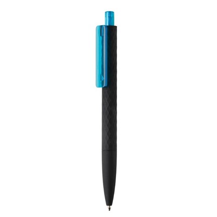X3 zwart smooth touch pen, blauw