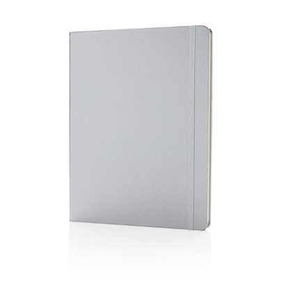 B5 basic hardcover notitieboek XL, zilver