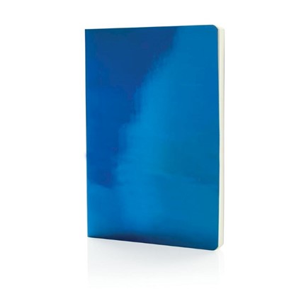 A5 Deluxe metallic notitieboek, blauw