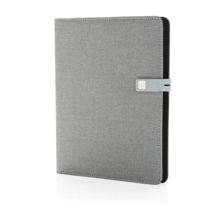Kyoto A5 notitieboek met 16 GB USB, grijs