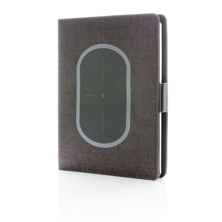 Air notebook A5 met draadloze powerbank,