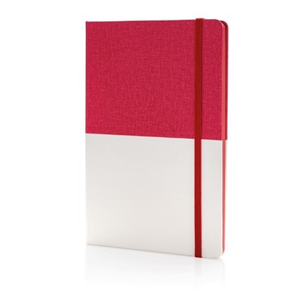 Deluxe A5 PU notitieboek, rood