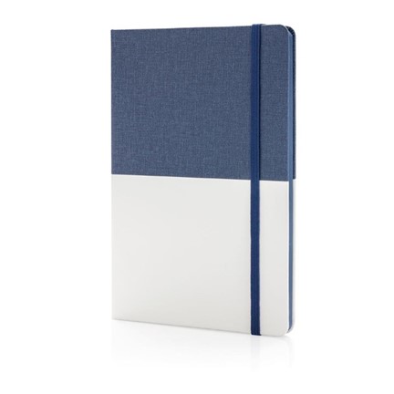 Deluxe A5 PU notitieboek, blauw