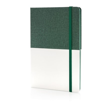 Deluxe A5 PU notitieboek, groen