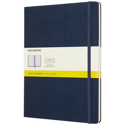 Classic XL hard cover notitieboek - ruitjes