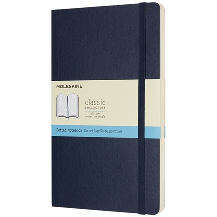 Classic L soft cover notitieboek - gestippeld