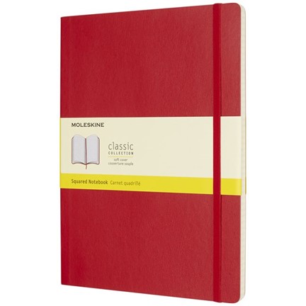 Classic XL soft cover notitieboek - ruitjes