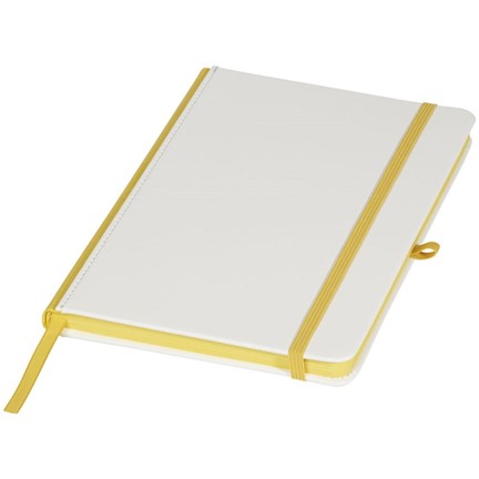 Notitieboek met gekleurde rug geschikt voor digitale bedrukking